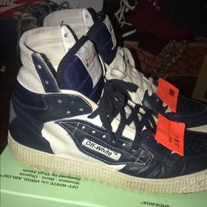 Off-White Off Court 3.0 High Tumbled Navy/White